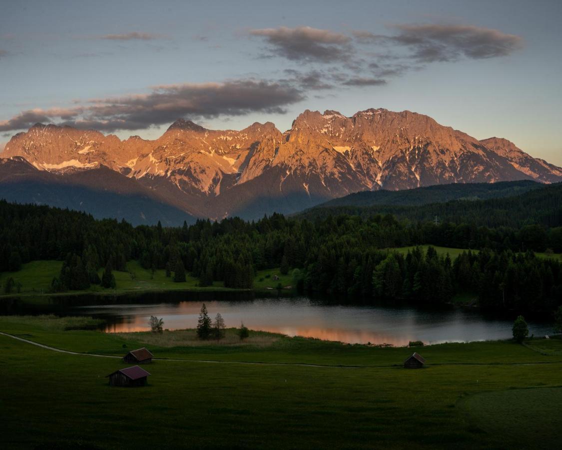 Das Bergquartier - Ferienwohnung Zugspitze Oberau  Zewnętrze zdjęcie